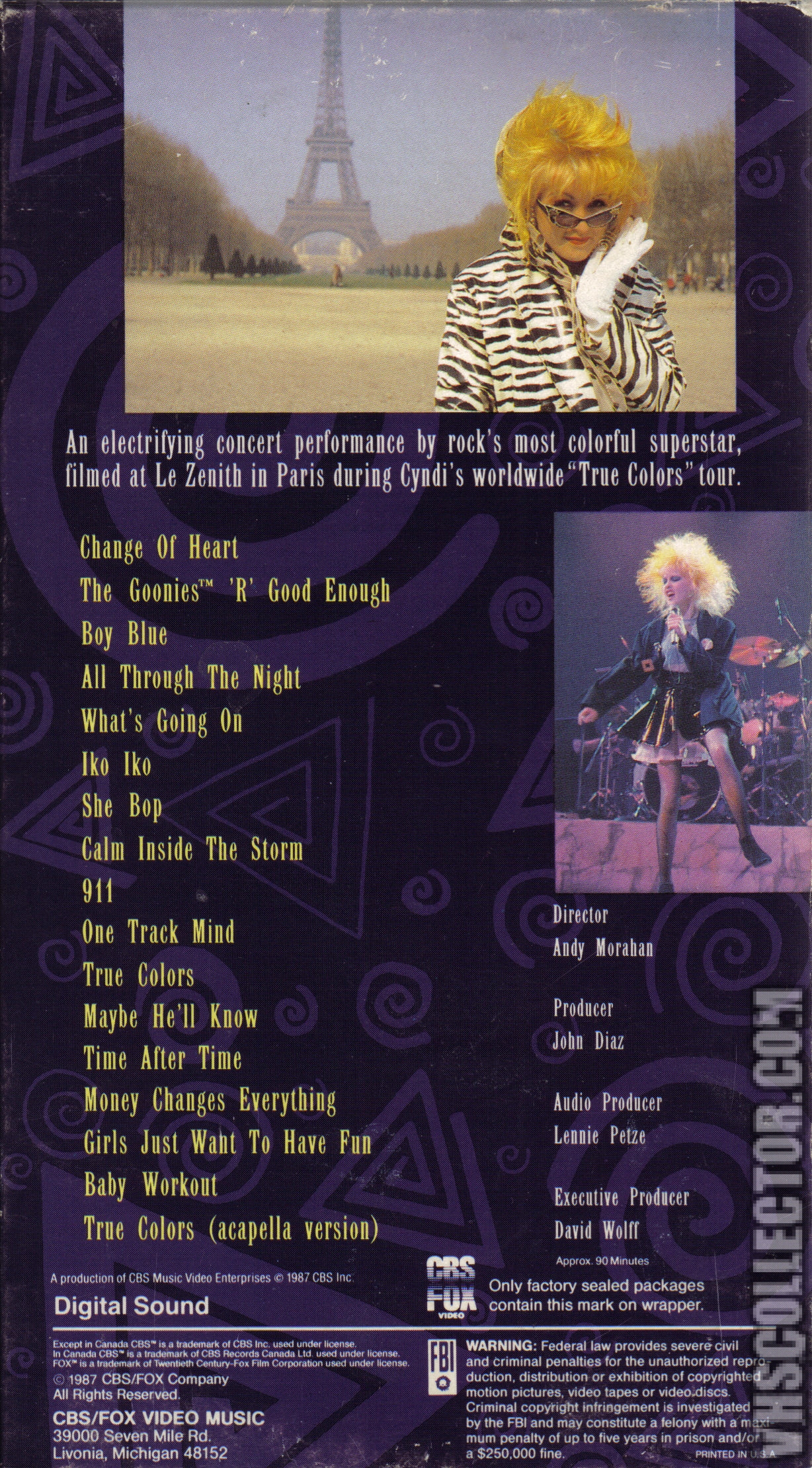 Cyndi lauper live in paris 1987 download